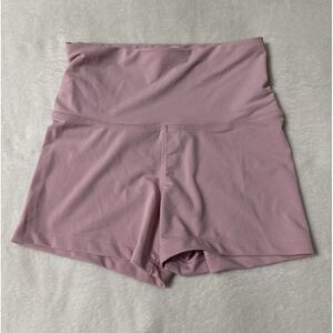 Zara Athletic Bodyshape Workout Shorts Women’s Small Pink Contour Stretch